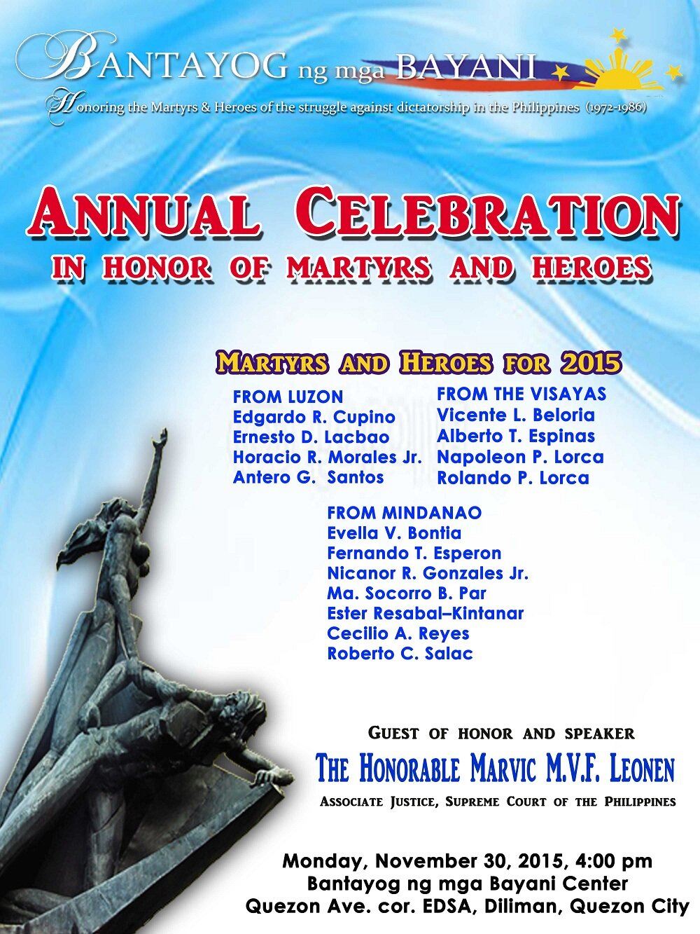 Honoring 2015