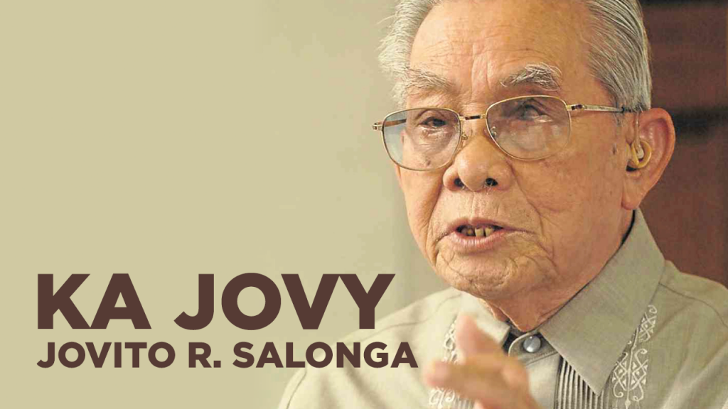 Senator Jovy Salonga #bayani